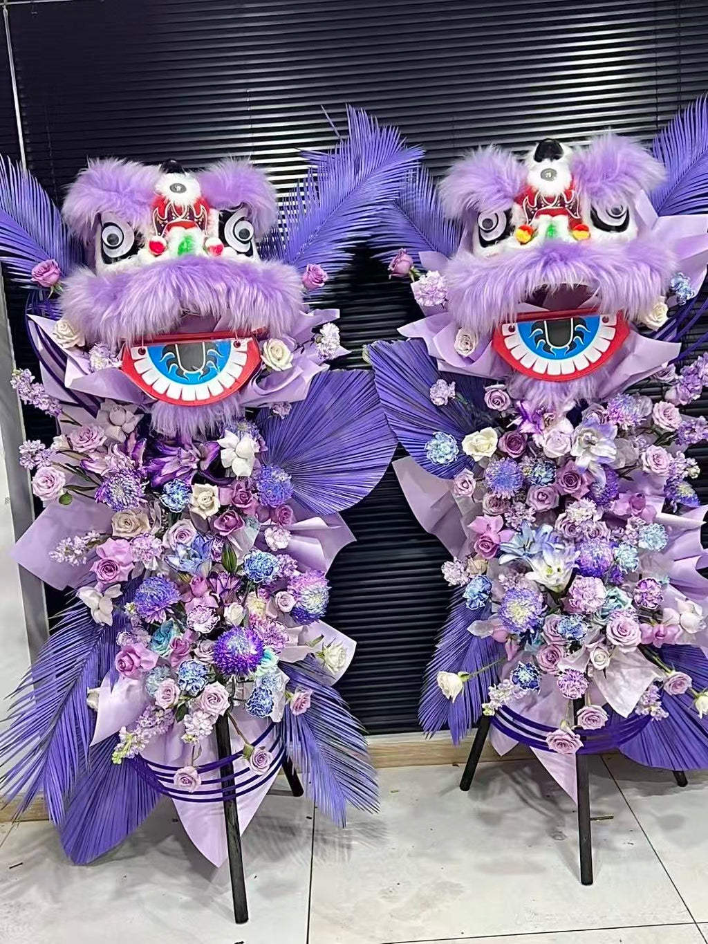 Lavender Majesty Lion Pair