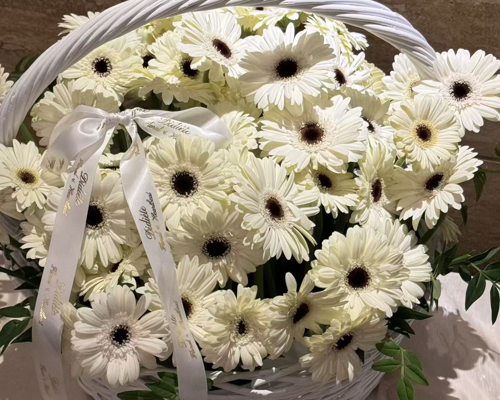 Pure Daisy Bloom Basket