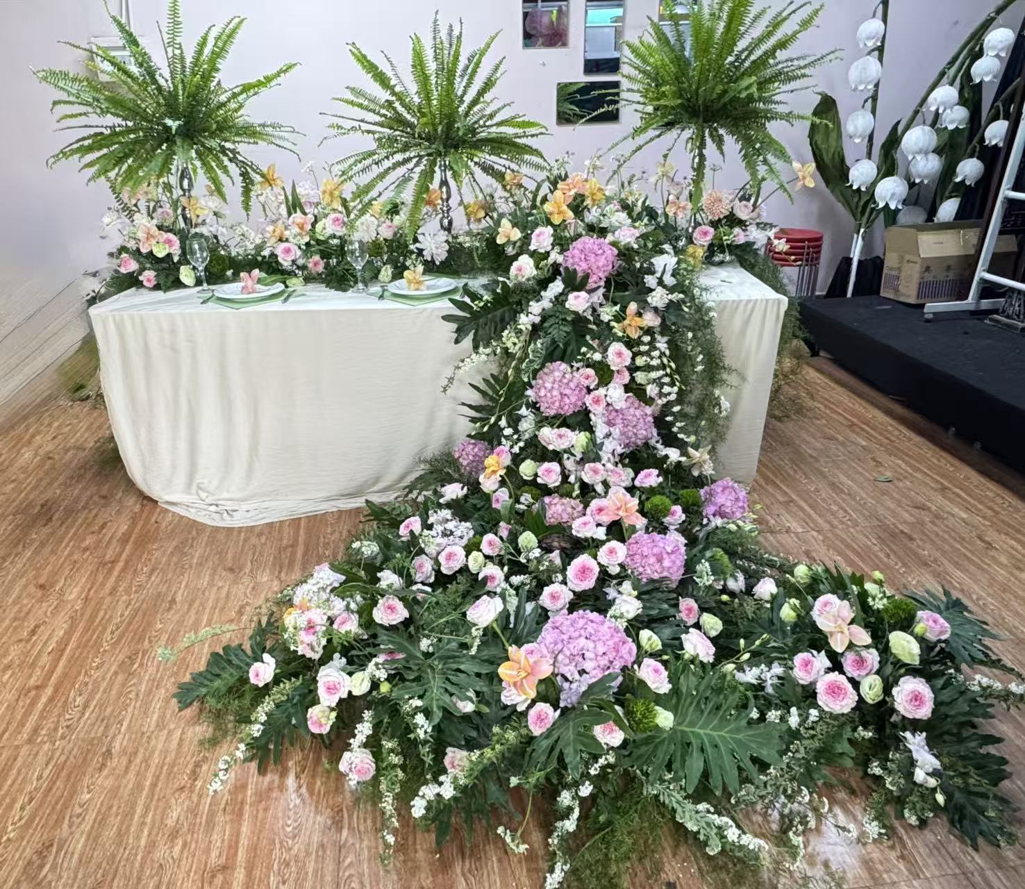Secret Garden Birthday Setup