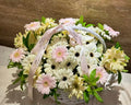Blush Daisy Garden Basket