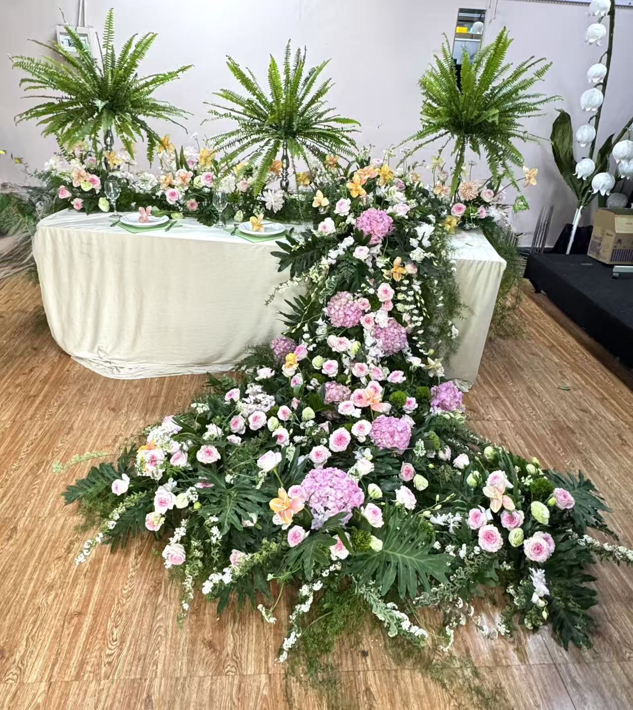 Secret Garden Birthday Setup