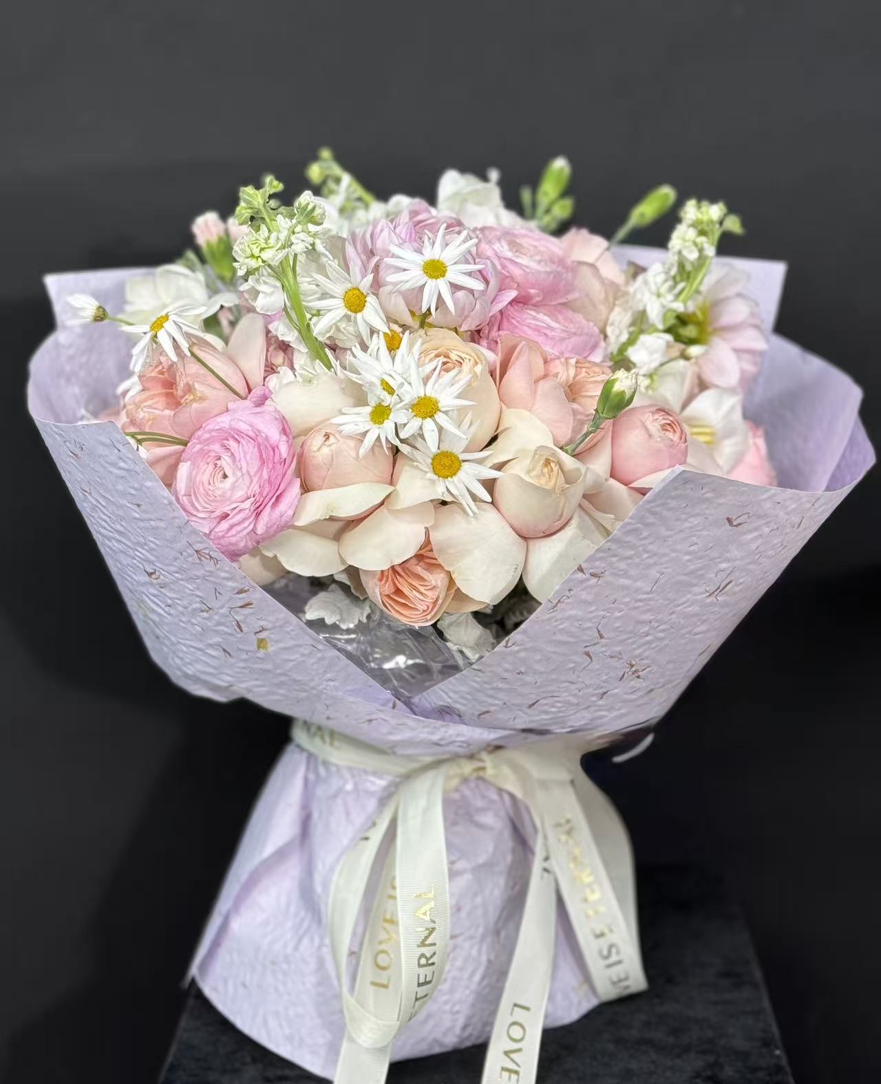 Korea Style Creamy Pink Bloom
